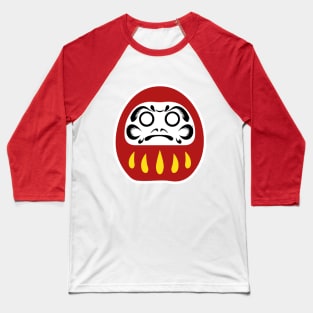 Japanese Daruma Lucky Charm Baseball T-Shirt